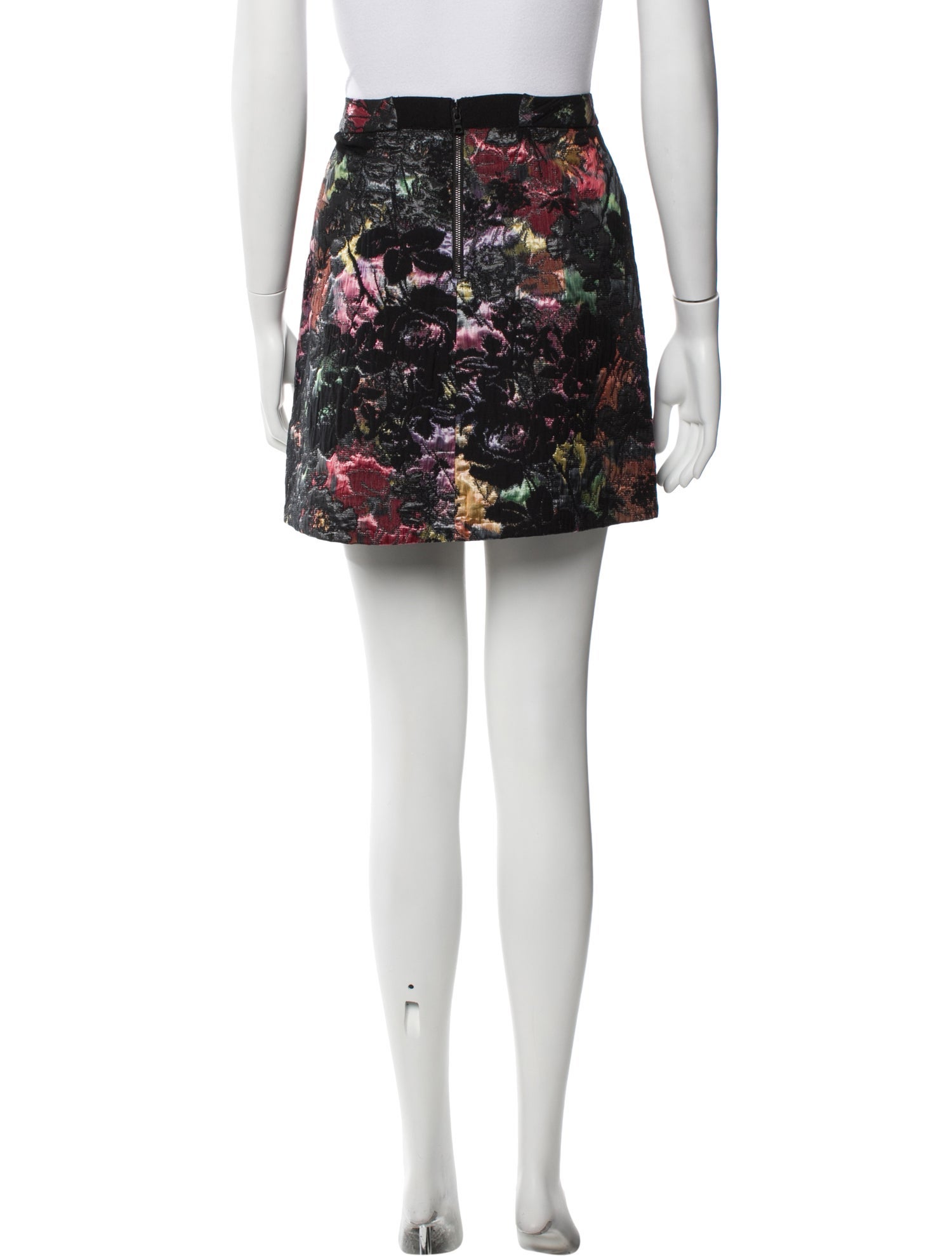 Alice + Olivia Printed Mini Skirt